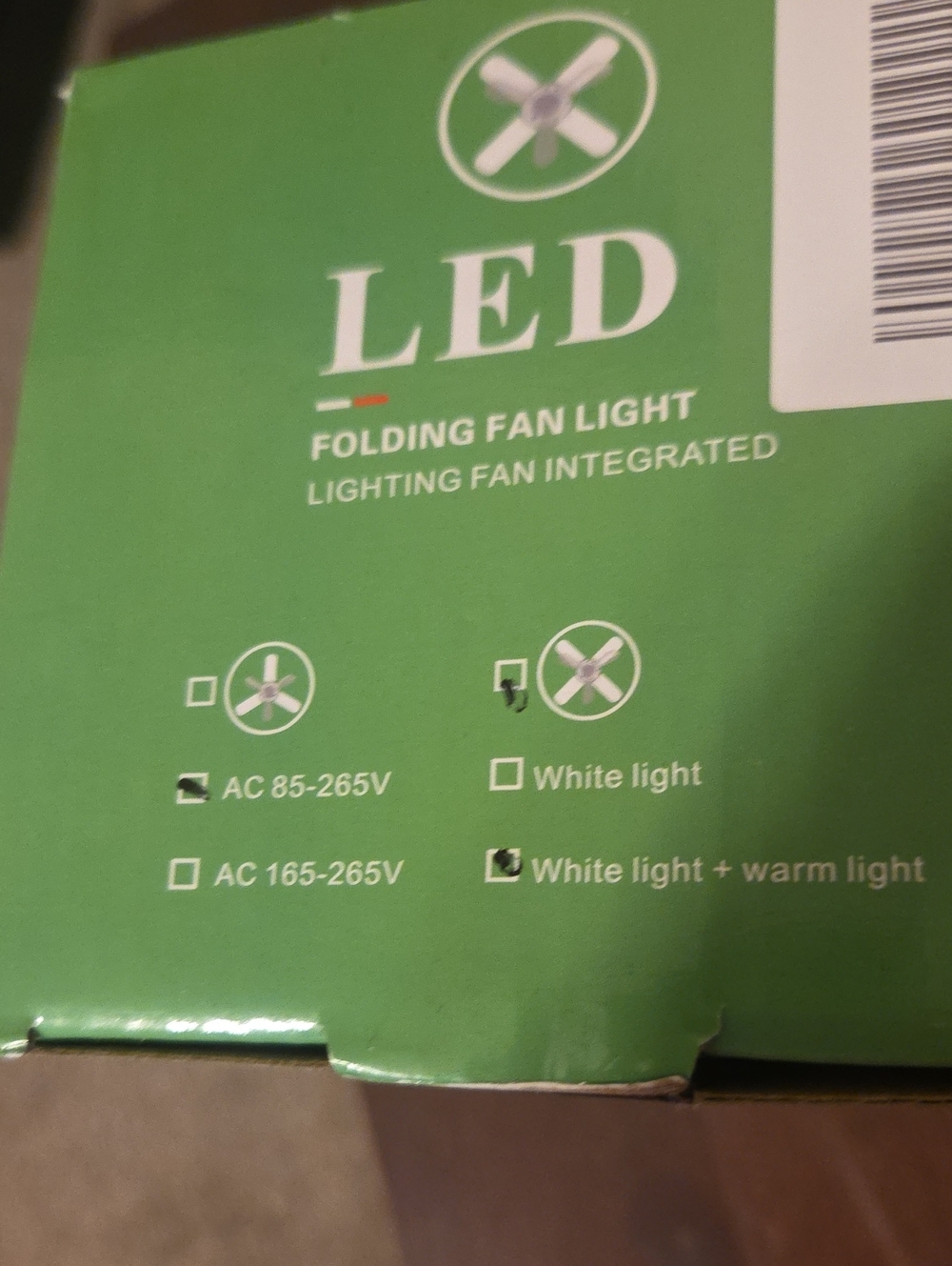 LED Folding Fan Light - Picture 8 of 8